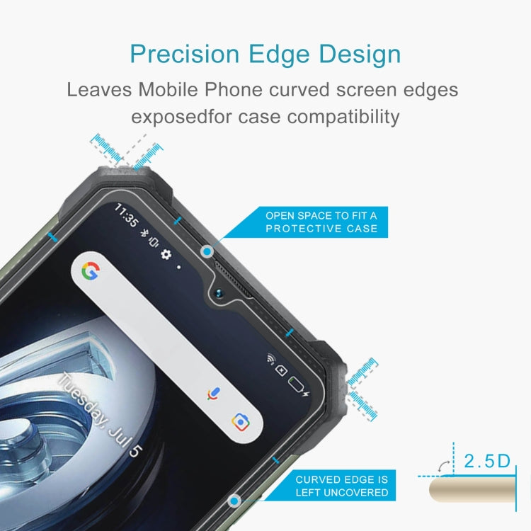 10 PCS For Blackview BV7100 0.26mm 9H 2.5D Tempered Glass Film
