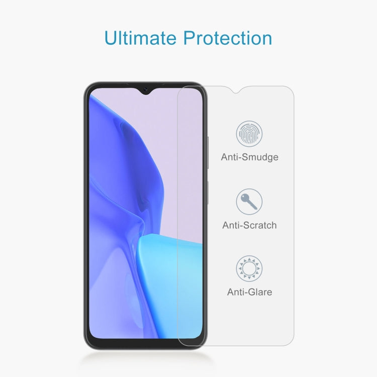 50 PCS For Blackview OSCAL C80 0.26mm 9H 2.5D Tempered Glass Film