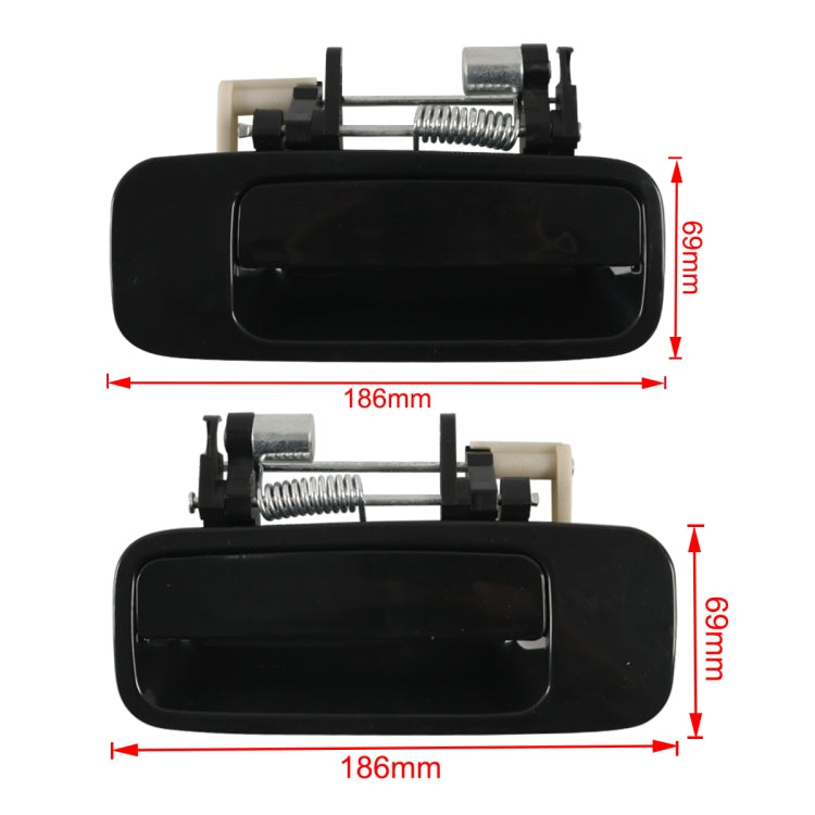 A7771 1 Pair Car Rear Outside Door Handle 69240-AA010 for Toyota Camry 1997-2001