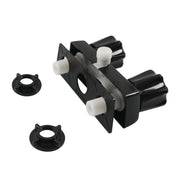 A7616-02 Dual Knob RV Shower Faucet Valve Diverter(Black)