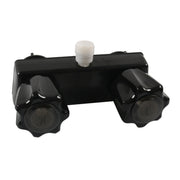 A7616-02 Dual Knob RV Shower Faucet Valve Diverter(Black)