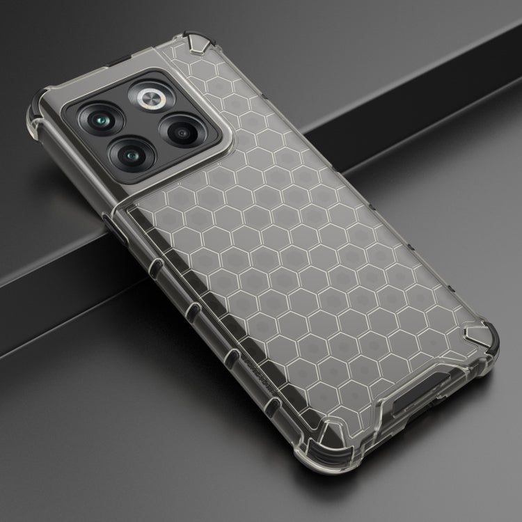 For OnePlus 10T Honeycomb Phone Case(Black)