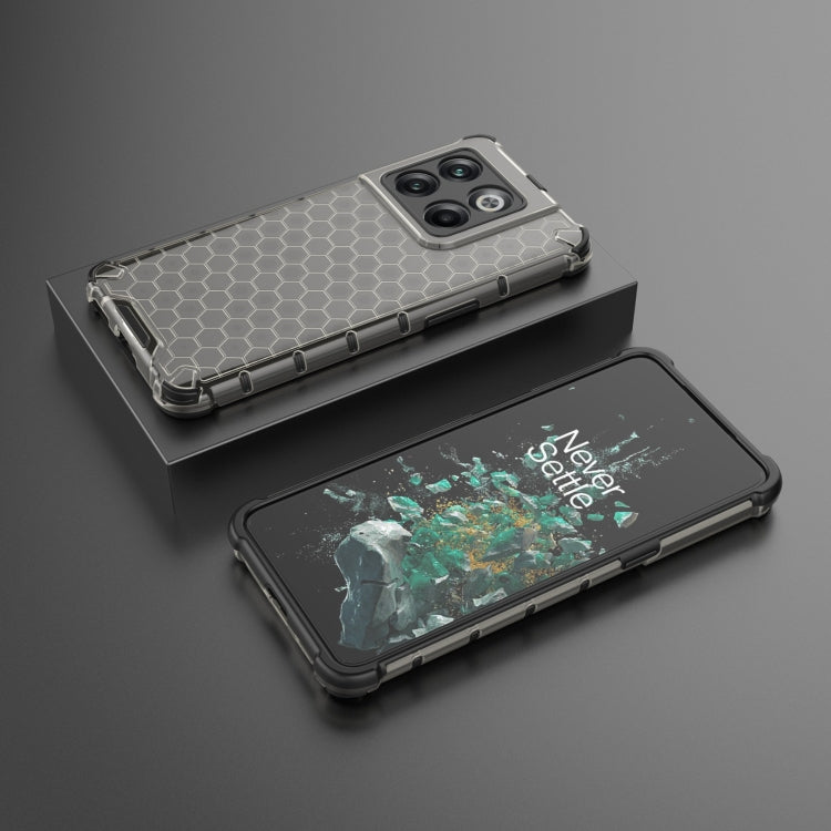 For OnePlus 10T Honeycomb Phone Case(Black)
