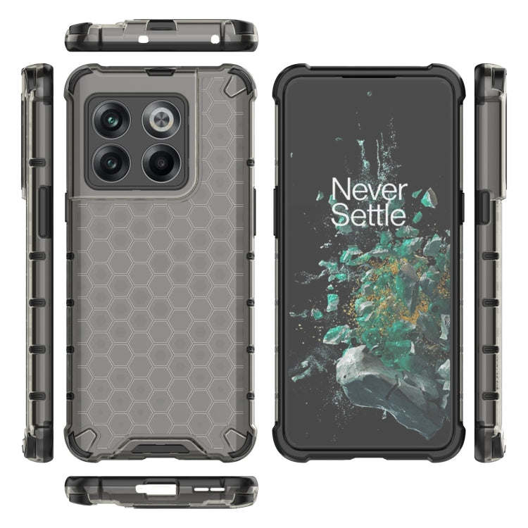 For OnePlus 10T Honeycomb Phone Case(Black)
