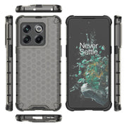 For OnePlus 10T Honeycomb Phone Case(Black)