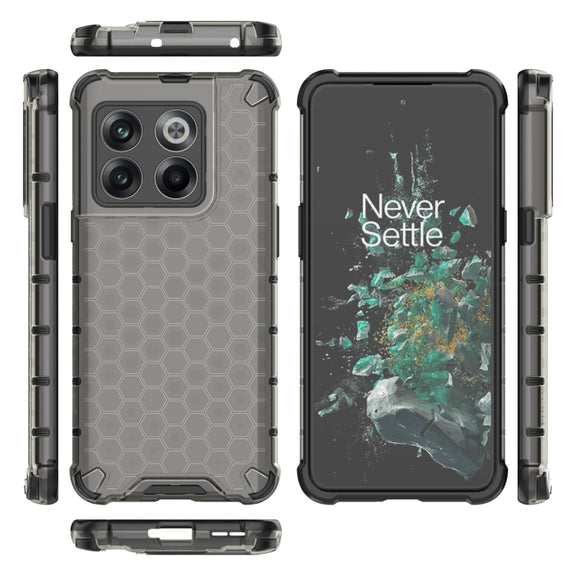 For OnePlus 10T Honeycomb Phone Case(Black)