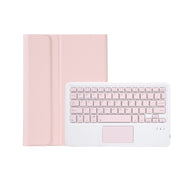 AM18-A Bluetooth Keyboard Leather Case with Touchpad For Lenovo XiaoXin Pad Pro 2022 11.2 inch(Pink)