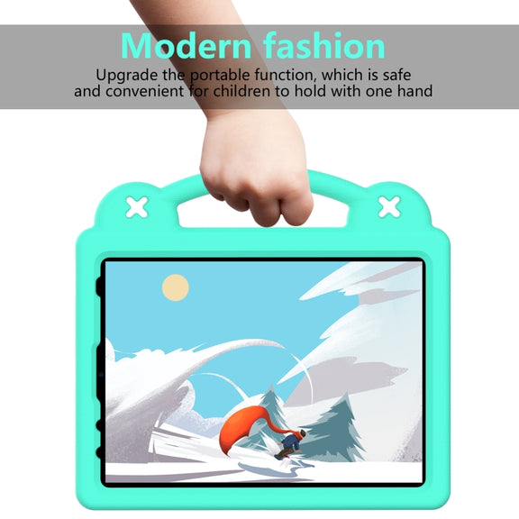 Handle Kickstand Children EVA Shockproof Tablet Case For iPad Pro 11 2018 / 2020 / 2021(Mint Green)