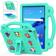 For Huawei MediaPad T5 10.1 Handle Kickstand Children EVA Shockproof Tablet Case(Mint Green) - Huawei by PMC TechLife | Online Shopping South Africa | PMC TechLife | Buy Now Pay Later Mobicred