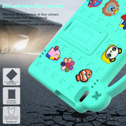For Huawei MediaPad T5 10.1 Handle Kickstand Children EVA Shockproof Tablet Case(Mint Green)
