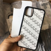 For iPhone 14 Plus 10 PCS  2D Blank Sublimation Phone Case(Black)