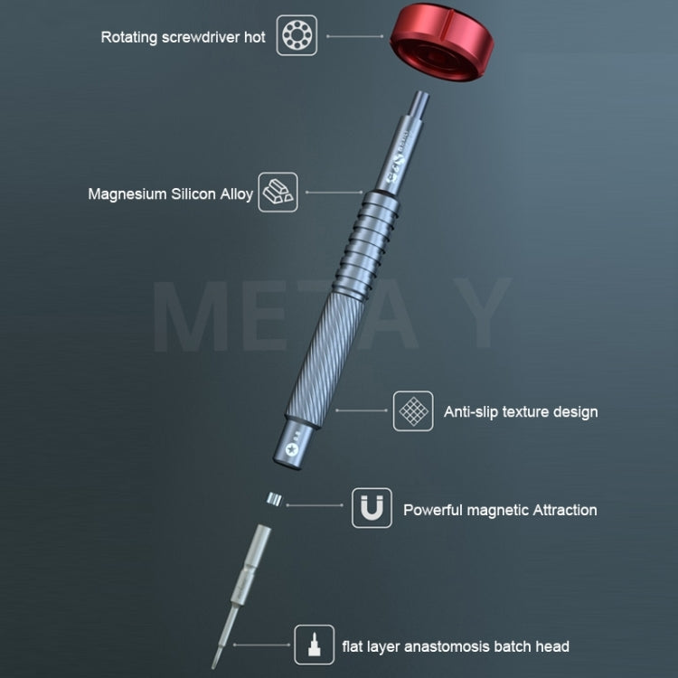 MECHANIC META Y Torx T2 Alloy Magnetic Screwdriver for Phone Repair