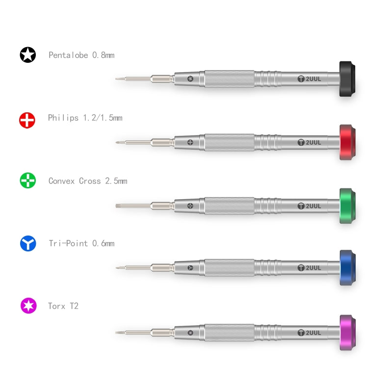 2UUL Torx T2 Colorful Flyshaft Screwdriver