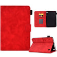 For Amazon Kindle Fire 7 2022 Embossed Smile Flip Tablet Leather Case(Red) - Amazon by PMC TechLife | Online Shopping South Africa | PMC TechLife | Buy Now Pay Later Mobicred
