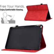 For Amazon Kindle Fire HD 8 2022 / 2020 Embossed Smile Flip Tablet Leather Case(Red)