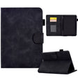 For Amazon Kindle Paperwhite 5 Embossed Smile Flip Tablet Leather Case(Black) - Amazon by PMC TechLife | Online Shopping South Africa | PMC TechLife | Buy Now Pay Later Mobicred