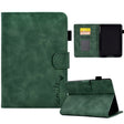 For Amazon Kindle Paperwhite 5 Embossed Smile Flip Tablet Leather Case(Green) - Amazon by PMC TechLife | Online Shopping South Africa | PMC TechLife | Buy Now Pay Later Mobicred