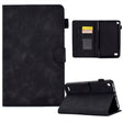 For Amazon Kindle Fire 7 2019/2017/2015 Embossed Smile Flip Tablet Leather Case(Black) - Amazon by PMC TechLife | Online Shopping South Africa | PMC TechLife | Buy Now Pay Later Mobicred