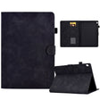 For Lenovo Tab M10 Embossed Smile Flip Tablet Leather Case(Black) - Lenovo by PMC TechLife | Online Shopping South Africa | PMC TechLife | Buy Now Pay Later Mobicred