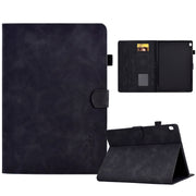 For Lenovo Tab M10 Embossed Smile Flip Tablet Leather Case(Black)