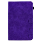 For Lenovo Tab M10 HD Gen 2 Embossed Smile Flip Tablet Leather Case(Purple)