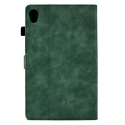For Lenovo Tab M10 HD Gen 2 Embossed Smile Flip Tablet Leather Case(Green)