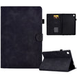 For Lenovo M10 Plus Embossed Smile Flip Tablet Leather Case(Black) - Lenovo by PMC TechLife | Online Shopping South Africa | PMC TechLife | Buy Now Pay Later Mobicred