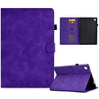 For Lenovo M10 Plus Embossed Smile Flip Tablet Leather Case(Purple) - Lenovo by PMC TechLife | Online Shopping South Africa | PMC TechLife | Buy Now Pay Later Mobicred