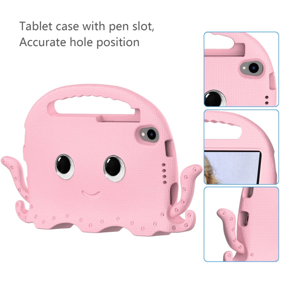 For Lenovo  Tab M8 TB 8505F / 8705N Octopus Style EVA + PC Tablet Case with Strap(Pink)