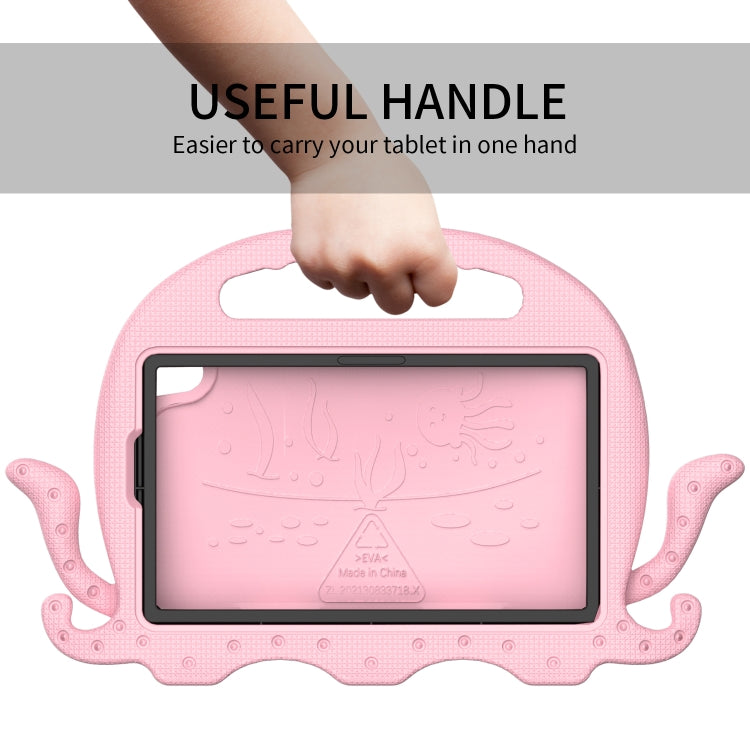 For Lenovo  Tab M8 TB 8505F / 8705N Octopus Style EVA + PC Tablet Case with Strap(Pink)