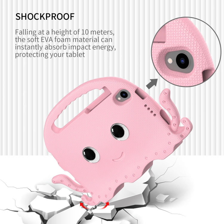 For Lenovo  Tab M8 TB 8505F / 8705N Octopus Style EVA + PC Tablet Case with Strap(Pink)