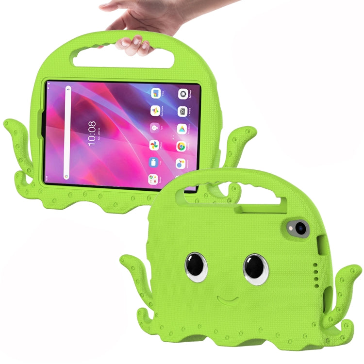 For Lenovo  Tab M8 TB 8505F / 8705N Octopus Style EVA + PC Tablet Case with Strap(Grass Green)