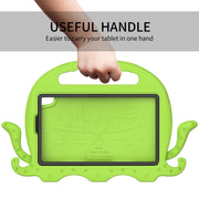 For Lenovo  Tab M8 TB 8505F / 8705N Octopus Style EVA + PC Tablet Case with Strap(Grass Green)
