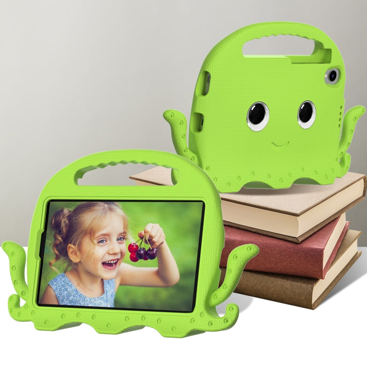 For Lenovo  Tab M8 TB 8505F / 8705N Octopus Style EVA + PC Tablet Case with Strap(Grass Green)