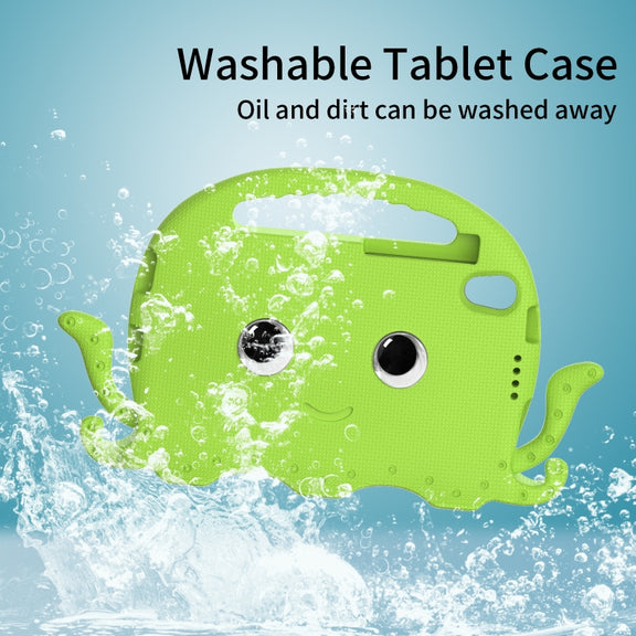 For Lenovo  Tab M8 TB 8505F / 8705N Octopus Style EVA + PC Tablet Case with Strap(Grass Green)