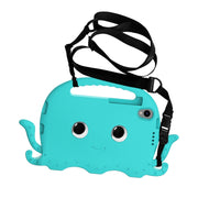 For Lenovo  Tab M8 TB 8505F / 8705N Octopus Style EVA + PC Tablet Case with Strap(Glacial Green)