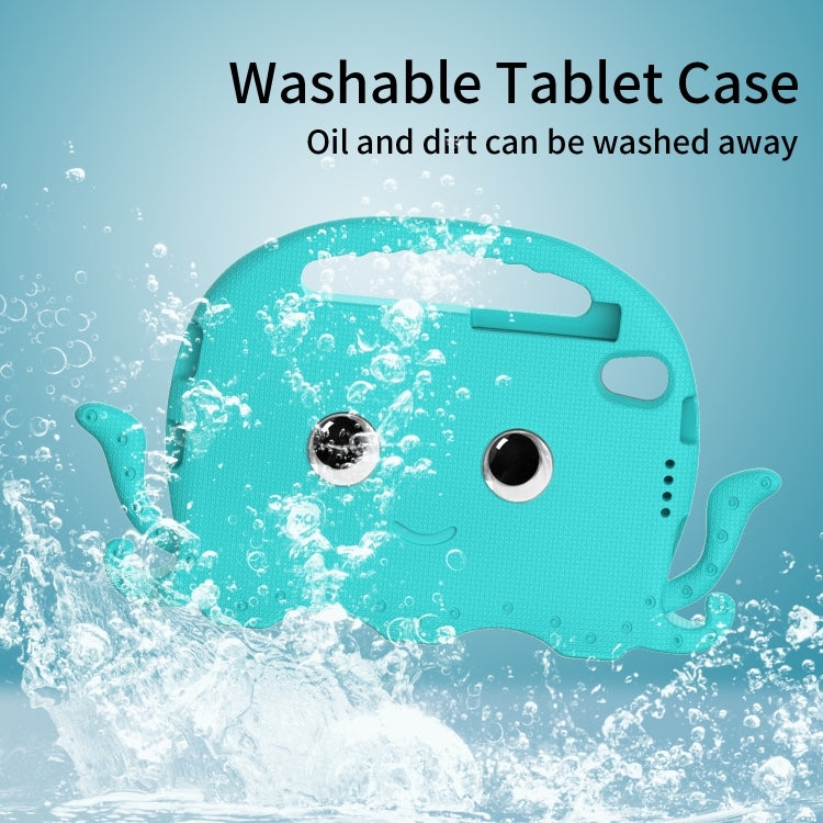For Lenovo  Tab M8 TB 8505F / 8705N Octopus Style EVA + PC Tablet Case with Strap(Glacial Green)