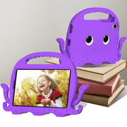 For Lenovo  Tab M8 TB 8505F / 8705N Octopus Style EVA + PC Tablet Case with Strap(Purple)
