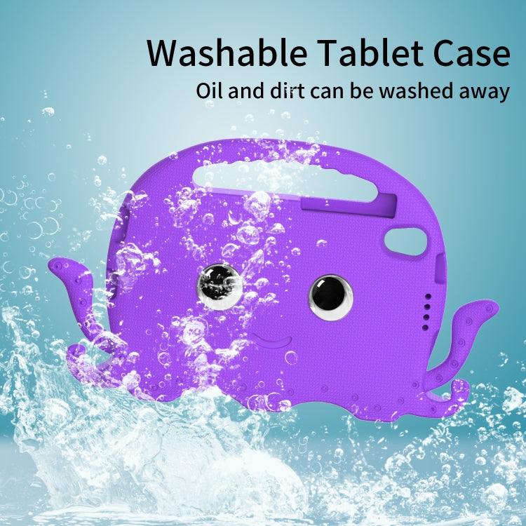 For Lenovo  Tab M8 TB 8505F / 8705N Octopus Style EVA + PC Tablet Case with Strap(Purple)