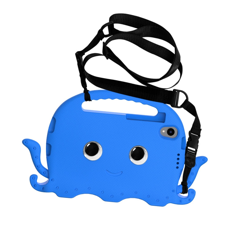 For Lenovo  Tab M8 TB 8505F / 8705N Octopus Style EVA + PC Tablet Case with Strap(Blue)