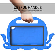 For Lenovo  Tab M8 TB 8505F / 8705N Octopus Style EVA + PC Tablet Case with Strap(Blue)