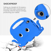 For Lenovo  Tab M8 TB 8505F / 8705N Octopus Style EVA + PC Tablet Case with Strap(Blue)