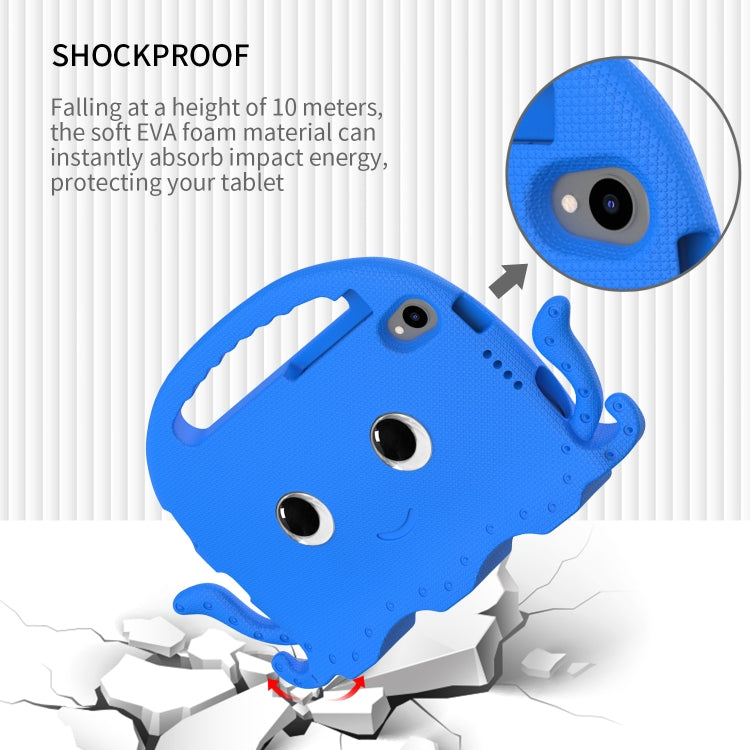 For Lenovo  Tab M8 TB 8505F / 8705N Octopus Style EVA + PC Tablet Case with Strap(Blue)