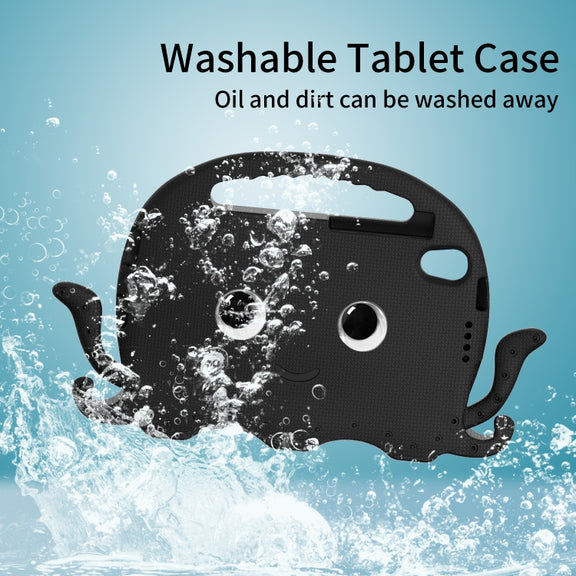 For Lenovo  Tab M8 TB 8505F / 8705N Octopus Style EVA + PC Tablet Case with Strap(Black)