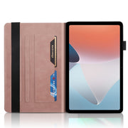 For OPPO Pad Air Life Tree Series Horizontal Flip Leather Tablet Case(Rose Gold)