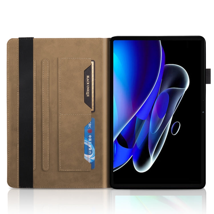 For OPPO Realme Pad X Life Tree Series Horizontal Flip Leather Tablet Case(Brown)
