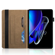 For OPPO Realme Pad X Life Tree Series Horizontal Flip Leather Tablet Case(Brown)