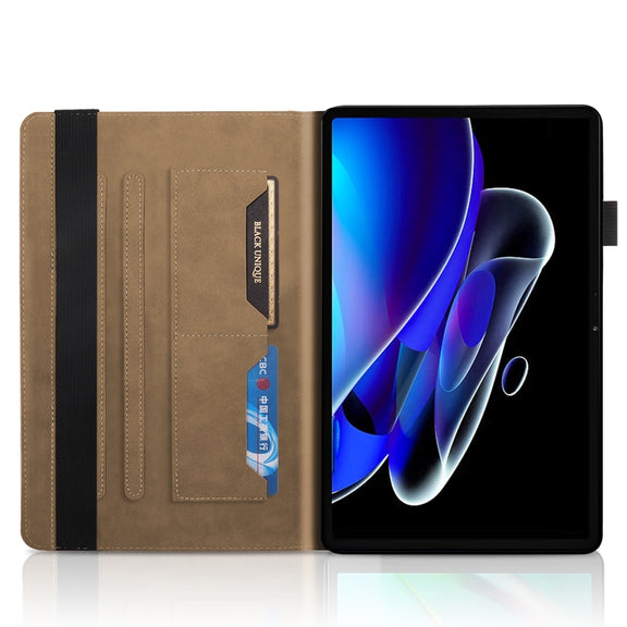 For OPPO Realme Pad X Life Tree Series Horizontal Flip Leather Tablet Case(Brown)