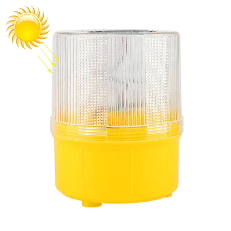 Night Solar Safety Warning Flash Light, Specification:04 Magnet(White)