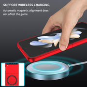 For Samsung Galaxy Z Flip4 Magsafe Magnetic Folding PC Phone Case(Red)